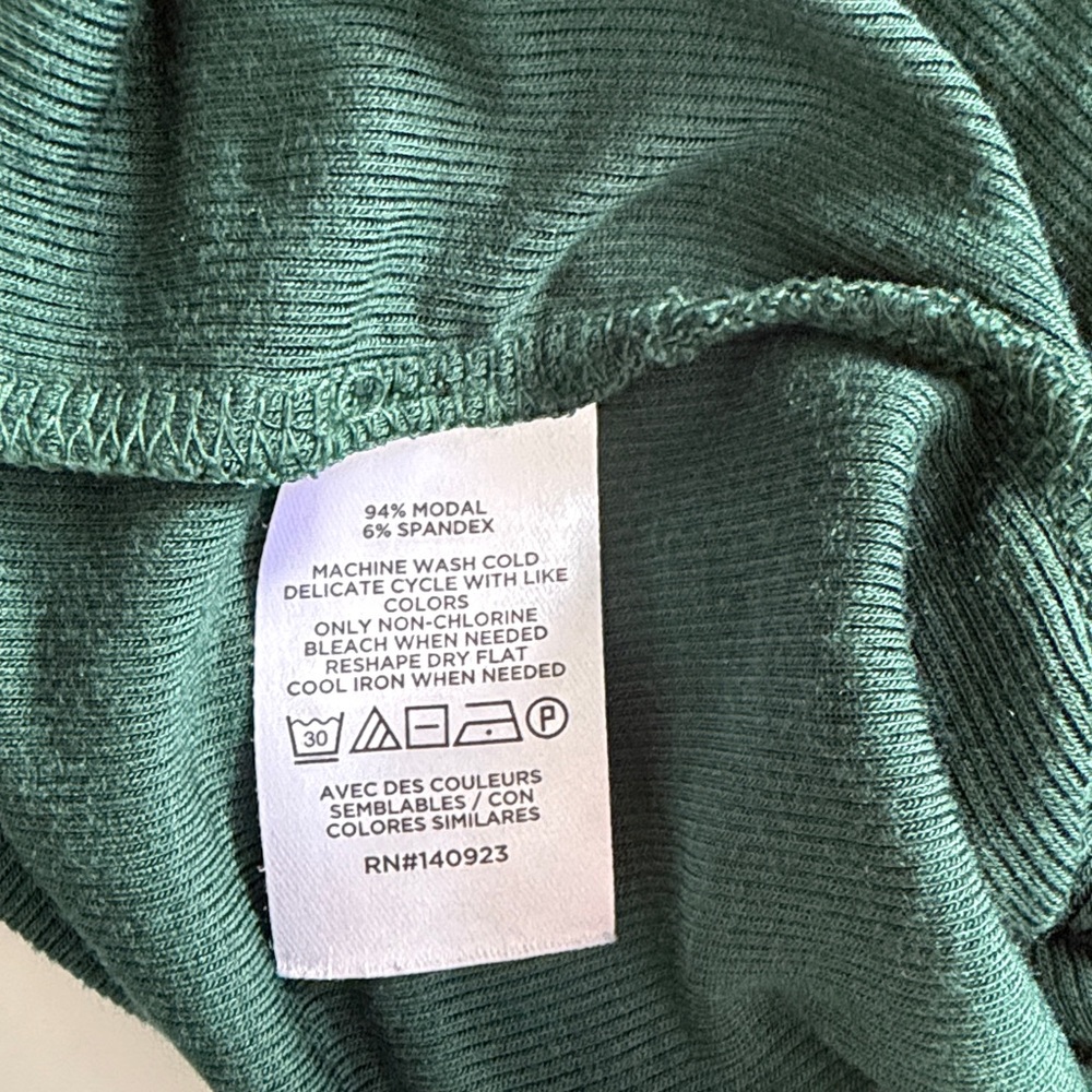LOFT Dark Green Long Sleeve Top - Picture 5 of 8